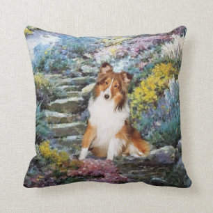 Shetland Sheepdog Sheltie Art Gifts Cushion
