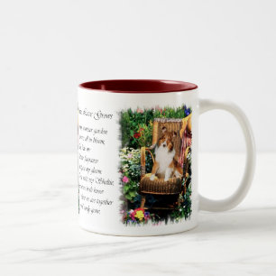 Shetland Sheepdog Sheltie Art Gifts Two-Tone Coffee Mug