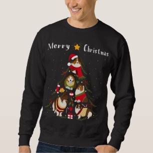 Shetland Sheepdog Sheltie Christmas Tree Xmas Dog Sweatshirt