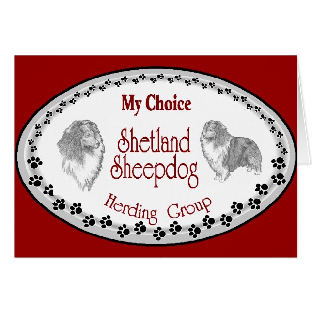 Shetland Sheepdog Sheltie Gifts (Front Horizontal)