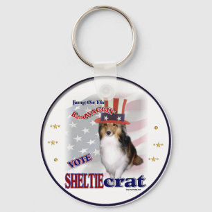 Shetland Sheepdog Sheltie Gifts Key Ring