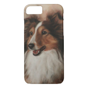 Shetland Sheepdog Sheltie smiling iPhone 8/7 Case