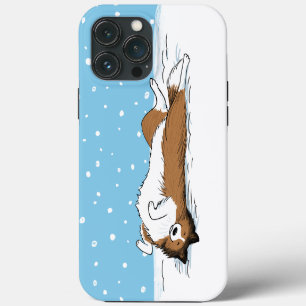 Shetland Sheepdog Snow Dog - Happy Sheltie Winter iPhone 13 Pro Max Case