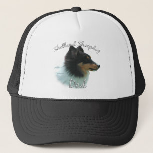 Shetland Sheepdog (tri) Dad 2 Trucker Hat