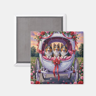 Shetland Sheepdog Valentine's Day Magnet
