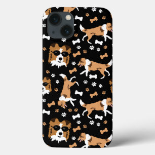 Shetland Sheepdogs Shelties Cute Dog Pattern Case- iPhone 13 Case