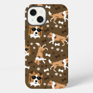 Shetland Sheepdogs Shelties Cute Dog Pattern Case- iPhone 13 Case