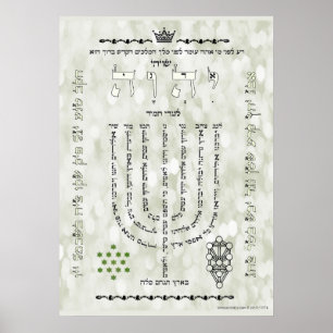 Shevitti with Psalm 67 Poster, All Sizes, Enhanced Poster