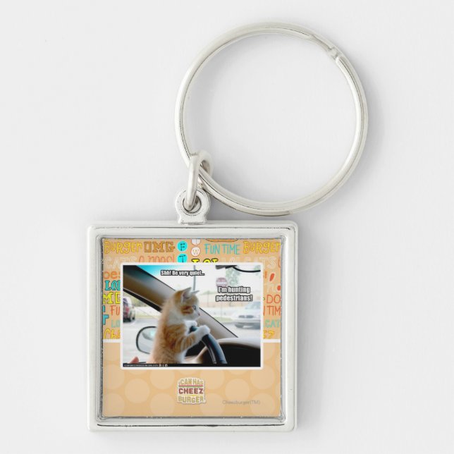 Shh! Be very quiet Key Ring (Front)