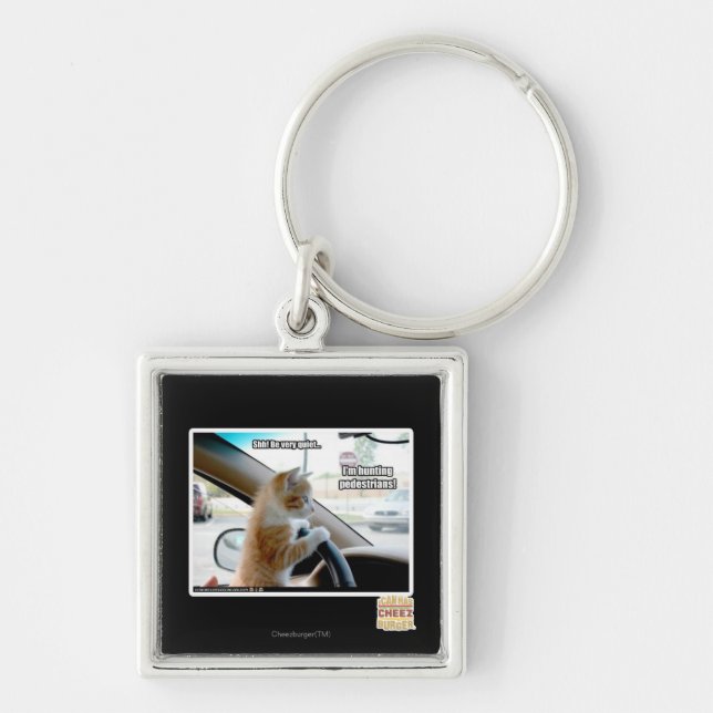 Shh! Be very quiet Key Ring (Front)