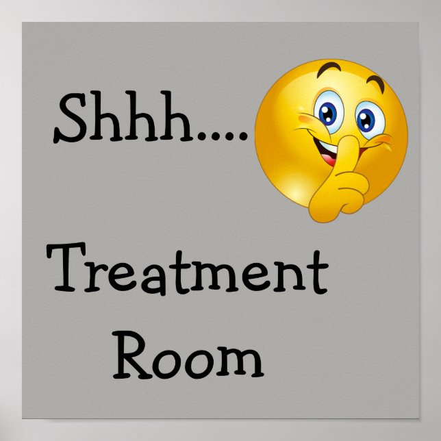 Shh emoji poster (Front)