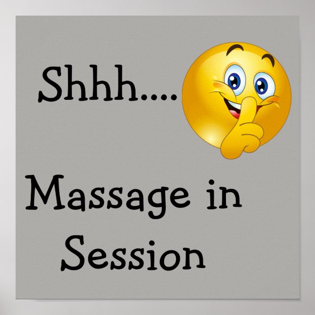 Shh emoji poster (Front)