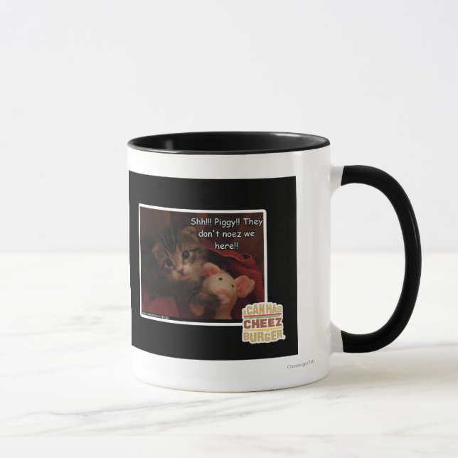 Shh!!! Piggy!! Mug (Right)