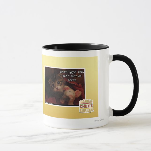 Shh!!! Piggy!! Mug (Right)