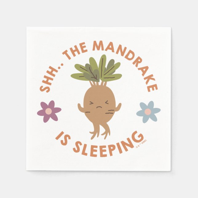 Shh.. The Mandrake Is Sleeping Napkin (Front)