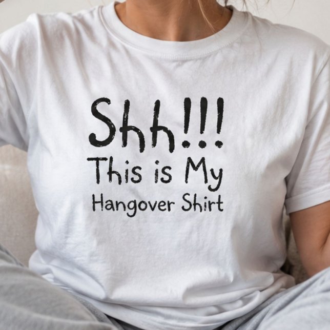 Shh This Is My Hangover Funny Brunch Saying T-Shirt (Creator Uploaded)