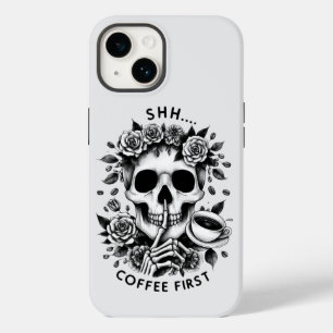 Shhh...Coffee First Case-Mate iPhone 14 Case