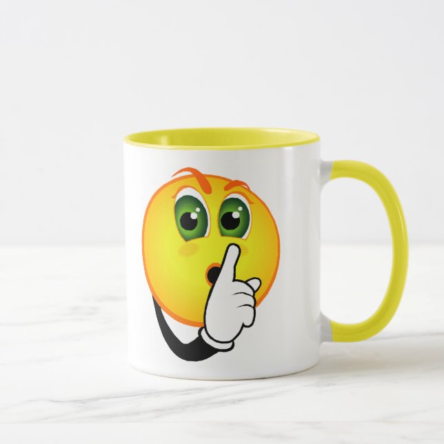 Shhh!, Don't speak Coffee Mug (Right)