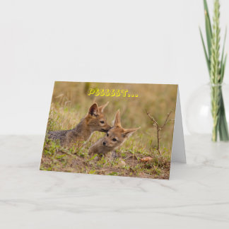 Shhh...it's a secret greeting card