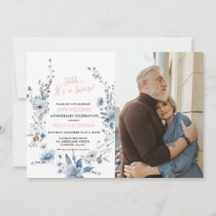 Shhh It's a surprise 50th Wedding Anniversary Invitation