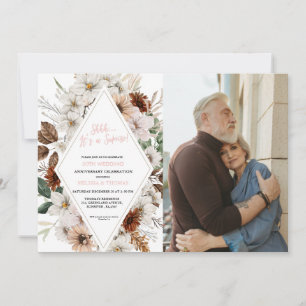 Shhh It's a surprise 50th Wedding Anniversary Invitation