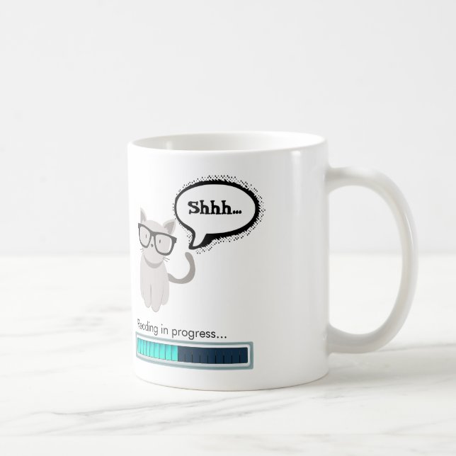 Shhh...Reading in progress Coffee Mug (Right)