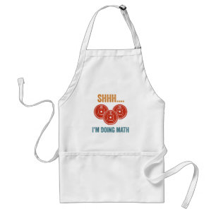 Shhhh I'm Doing Maths Weight Lifting Gymer Gym Dea Standard Apron