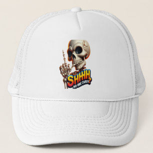 SHHHH... No One Cares A Haunting Message Trucker Hat
