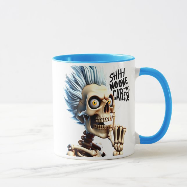 SHHHH... No One Cares The Ghostly  Mug (Right)