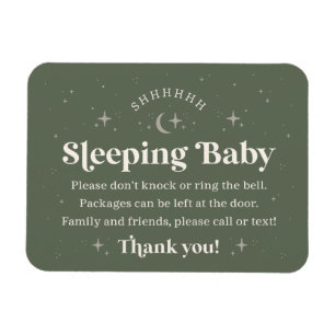 Shhhh Sleeping Baby Door Magnet
