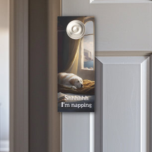 Shhhhh, I'm Napping Door Hanger