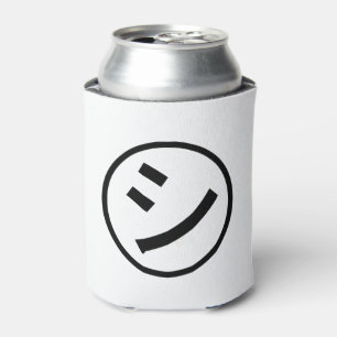 ㋛ Shi Kana Katakana Smiling Emoji / Emoticon Can Cooler