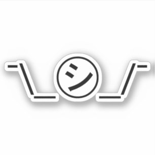 Shi Kana Shrug Emoticon ¯\_㋛_/¯ Japanese Kaomoji