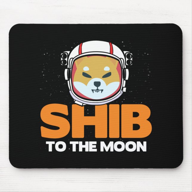 Shib Token Shiba Inu Crypto Meme Coin Moon Dog Mouse Pad (Front)