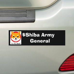 SHIBA ARMY: General Bumper Sticker