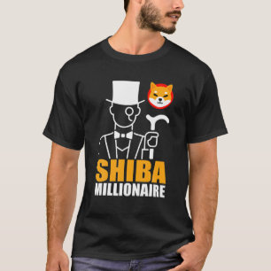 Shiba Coin Cryptocurrency Shiba Crypto Millionaire T-Shirt
