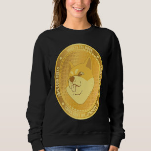Shiba Coin Millionaire Crypto HODL Shiba Inu Coin Sweatshirt