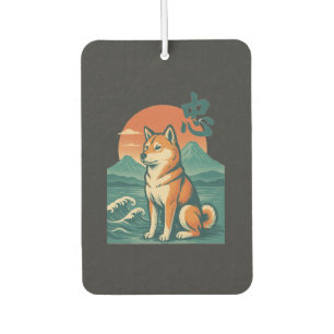 Shiba Dreams at Dusk Car Air Freshener