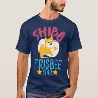 Shiba Frisbee Cute Kawaii Shiba Inu Frisbee T-Shirt
