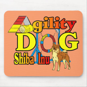 Shiba Inu Agility Mouse Pad