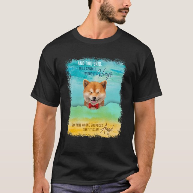 Shiba Inu  Birthday For Kids Teen Adult Love Dog T-Shirt (Front)
