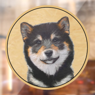 Shiba Inu (Black and Tan) Painting - Dog Art