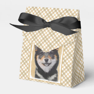 Shiba Inu (Black and Tan) Painting - Dog Art Favour Box