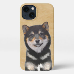 Shiba Inu (Black and Tan) Painting - Dog Art iPhone 13 Case