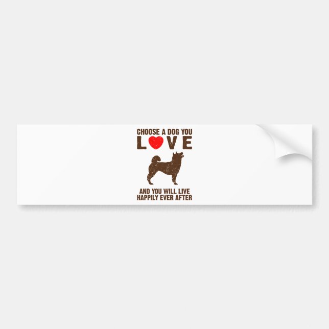 Shiba Inu Bumper Sticker (Front)