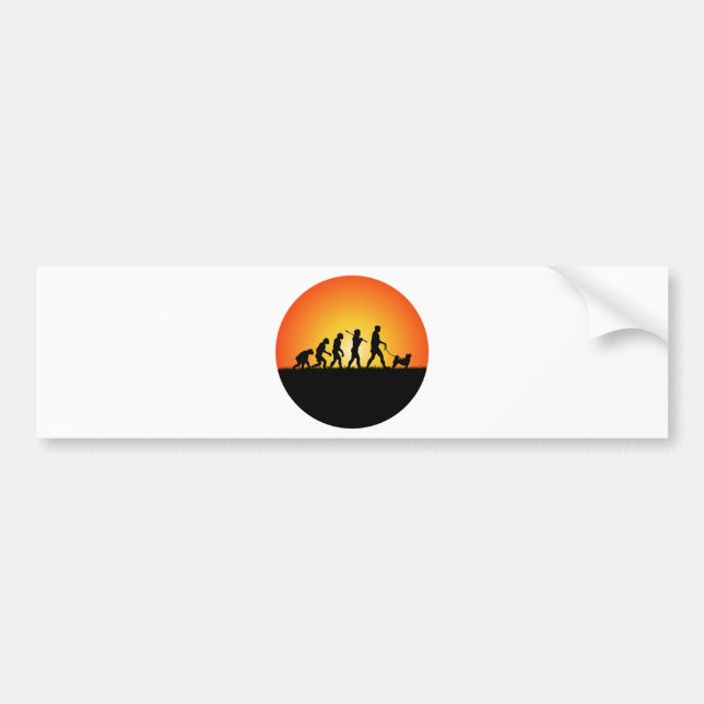 Shiba Inu Bumper Sticker (Front)