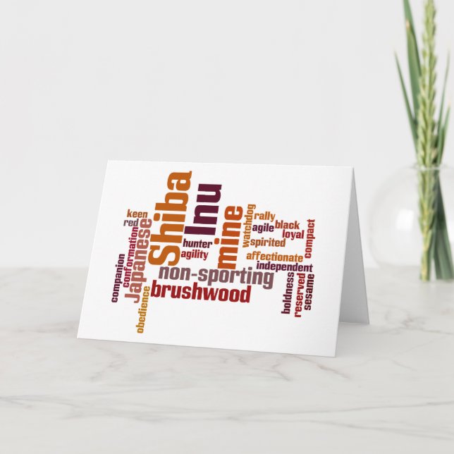 Shiba Inu Card (Front)