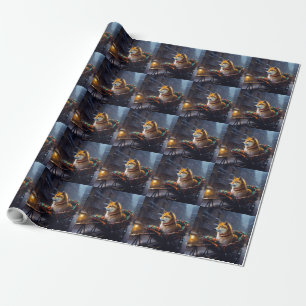 Shiba Inu Christmas Festive Season  Wrapping Paper