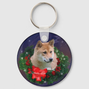 Shiba Inu Christmas Gifts Key Ring