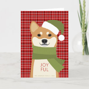 Shiba Inu Christmas Holiday Card